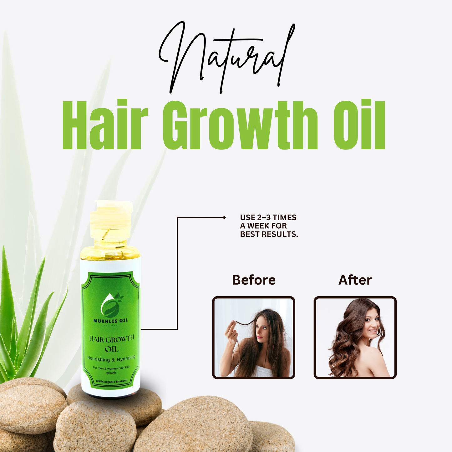 Hair Growth Oil – Natural Regrowth Treatment for All Hair Types